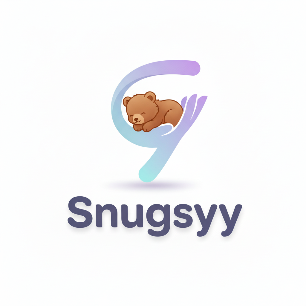 Snugsyy - AI-powered baby sleep training and parenting support app logo